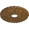 Ekena Millwork Kendall Train Station Medallion (Canopies up to 3 7/8"), 18 1/2"OD x 3 7/8"ID x 1"P, Smokey Topaz CM18KDSTC - alternate 2
